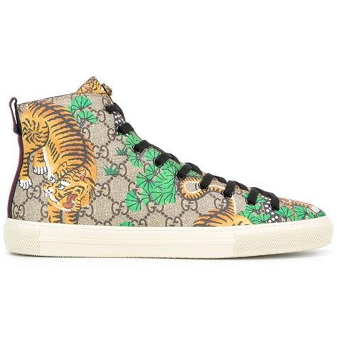 tiger gucci shoes|Gucci tiger sneakers high.